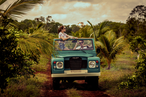 Sunset in the Old Hacienda overlooking Uxmal